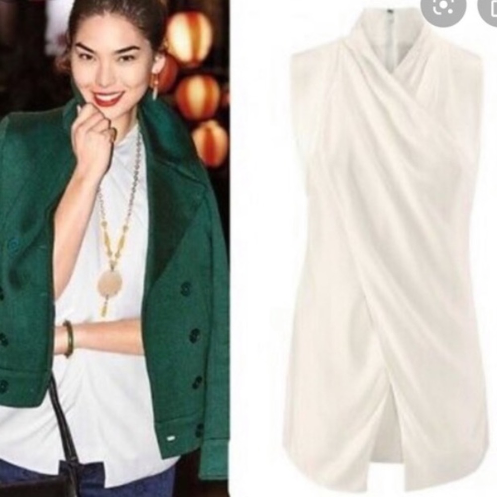 CAbi Off White Blouse